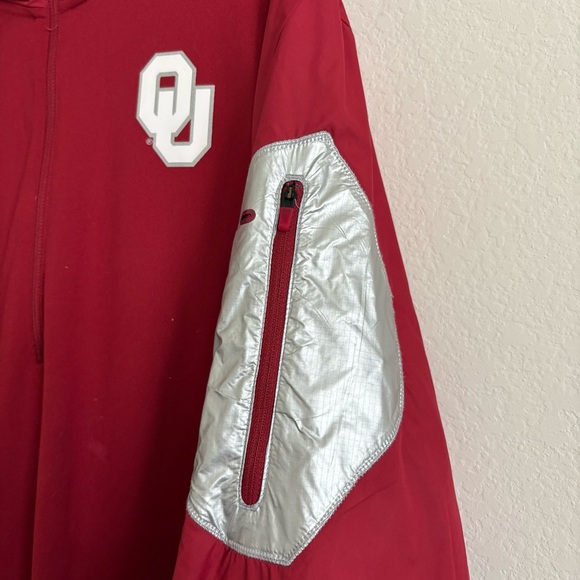 Nike Oklahoma Sooners Quarter-Zip Pullover - size xl - Picture 3 of 8